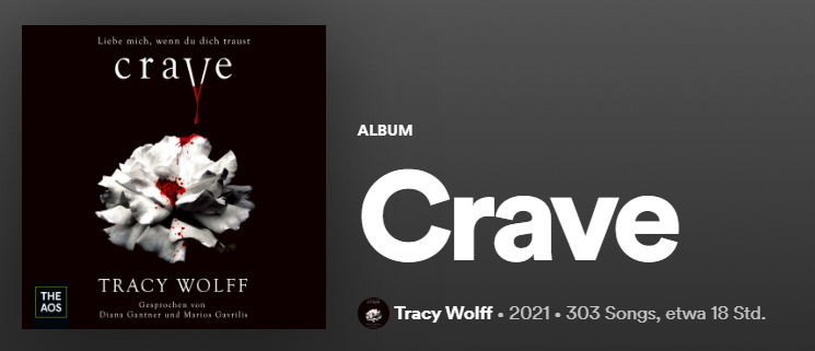 Crave von Tracy Wolff auf Spotify